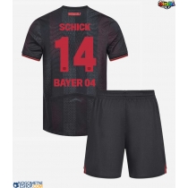 Otroški Nogometni dresi Bayer Leverkusen Patrik Schick #14 Domači 2025-26 Kratek Rokav (+ Kratke hlače)